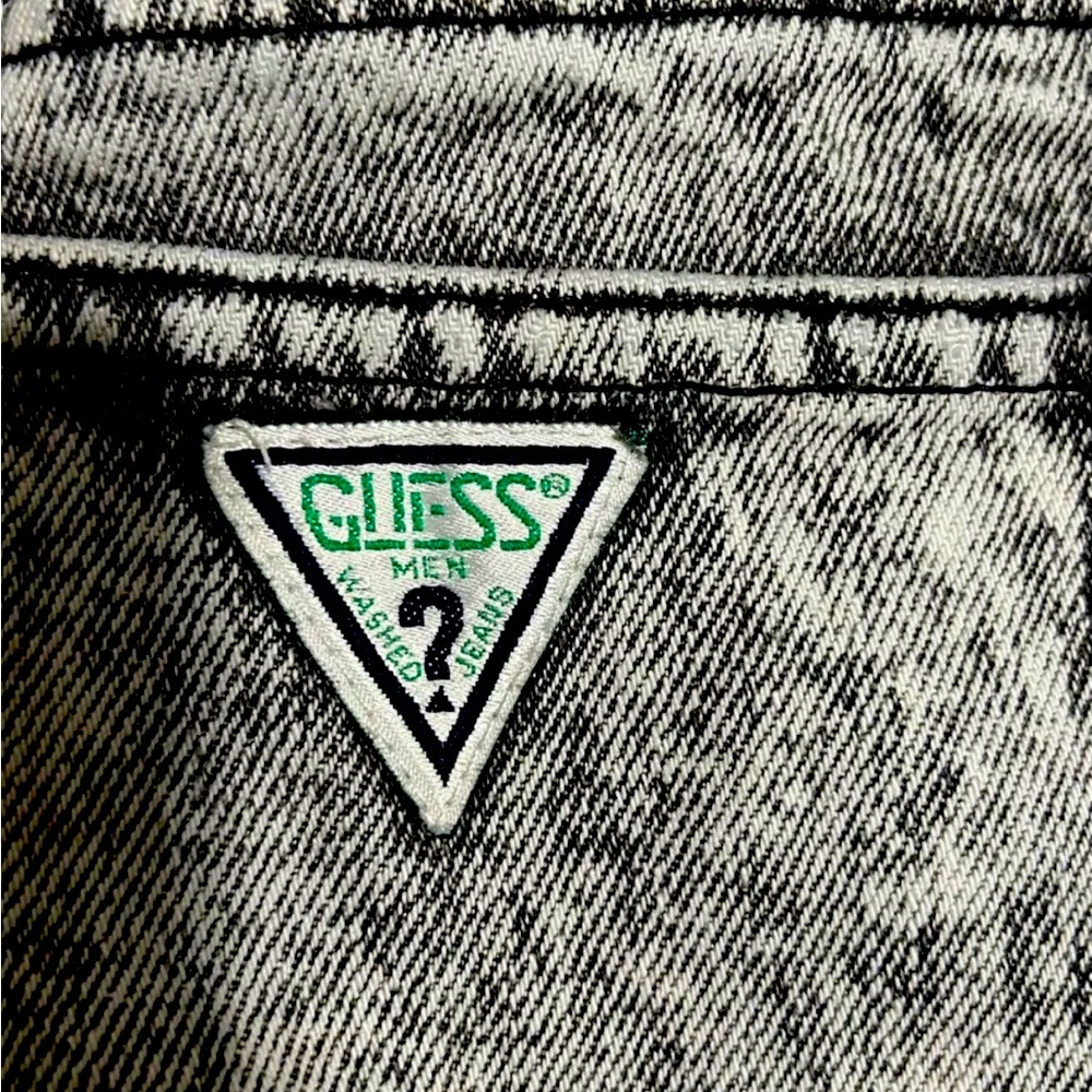 Vintage Mens 90’s Acid Wash Jeans- Guess By George Marciano Size 28